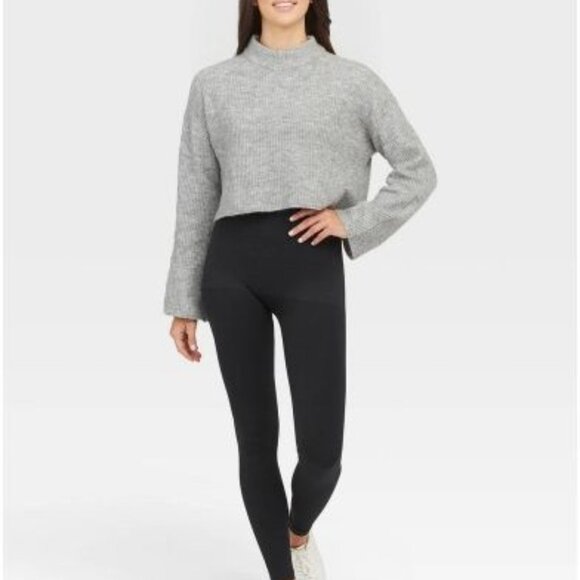 ASSETS by SPANX Women's High-Waist Seamless Leggings Black Medium - Picture 1 of 4